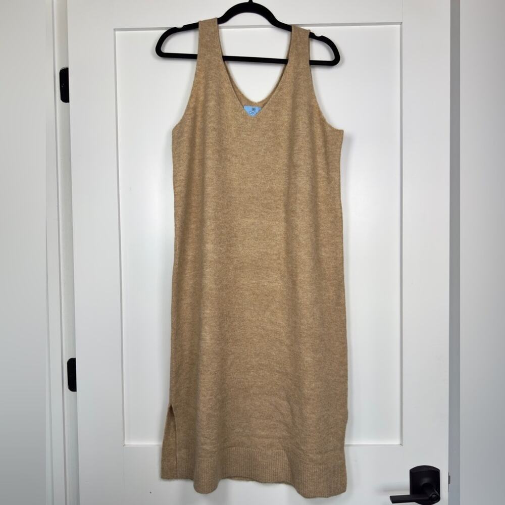 CeCe Camel Midi Dress Size Large